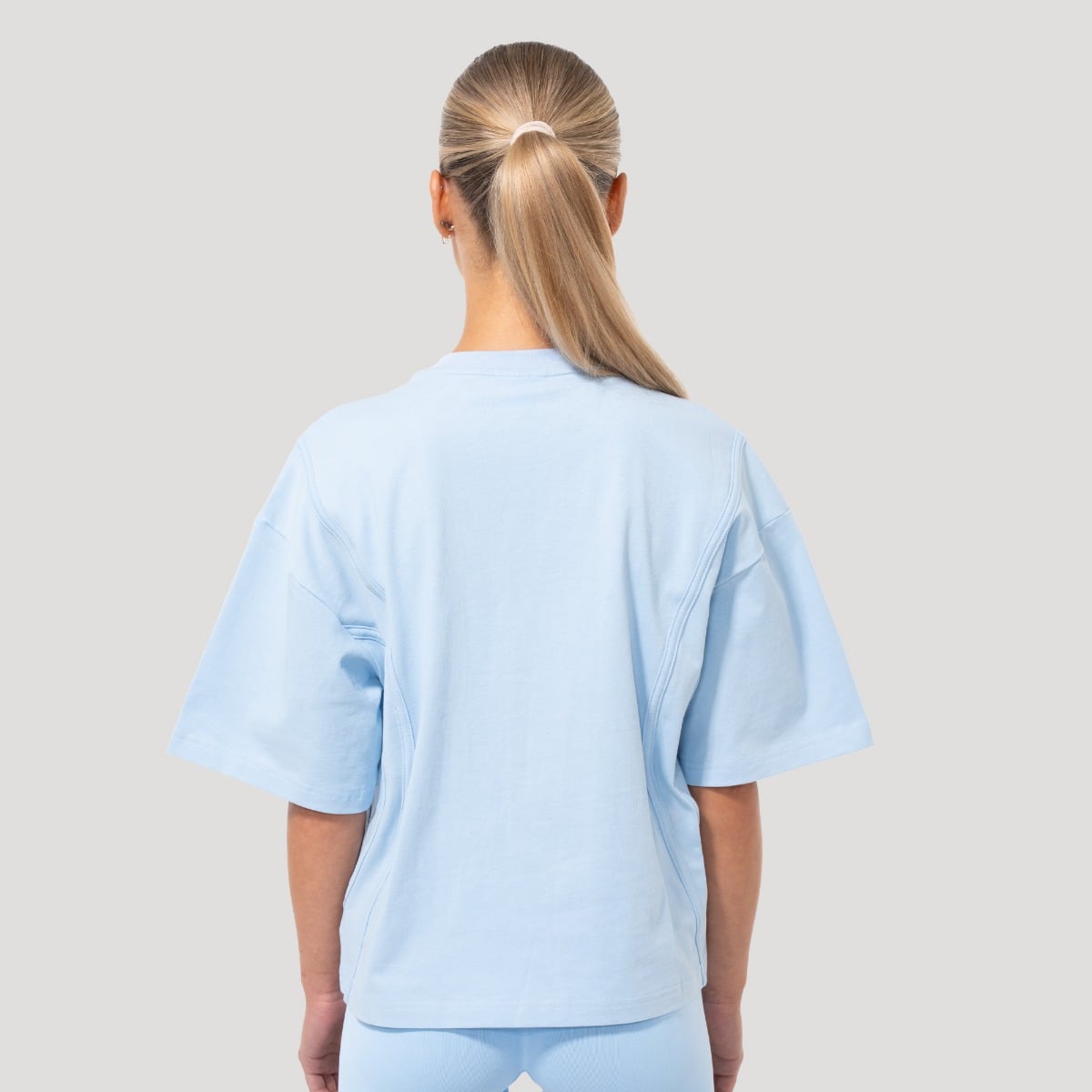 Ženska oversized majica Mochi Blue – GymBeam