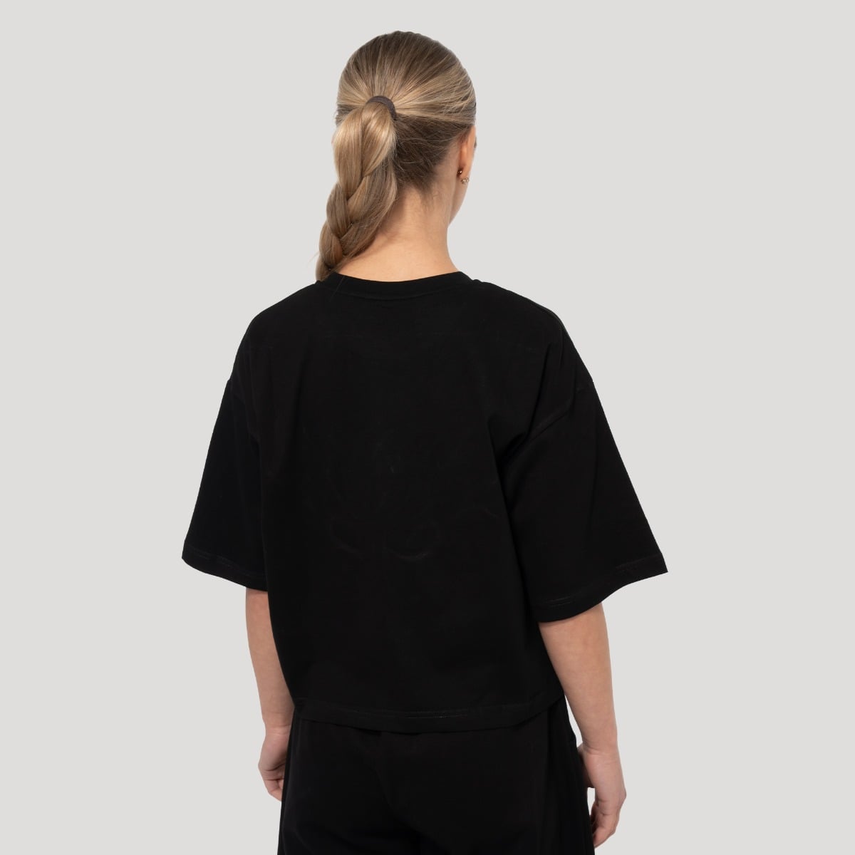 Ženska majica s kratkimi rokavi Thorn Black - GymBeam