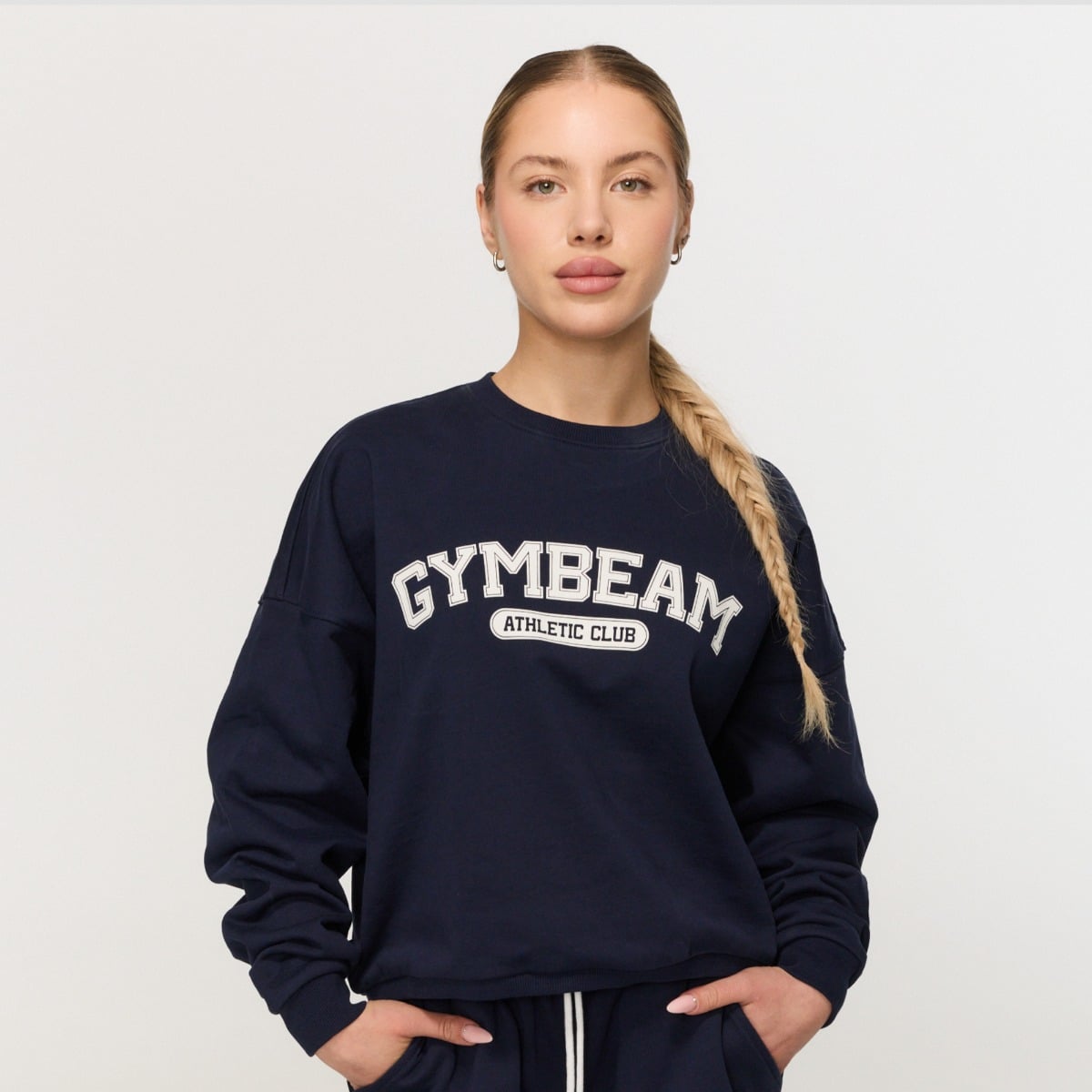 Ženski pulover Varsity Blue - GymBeam