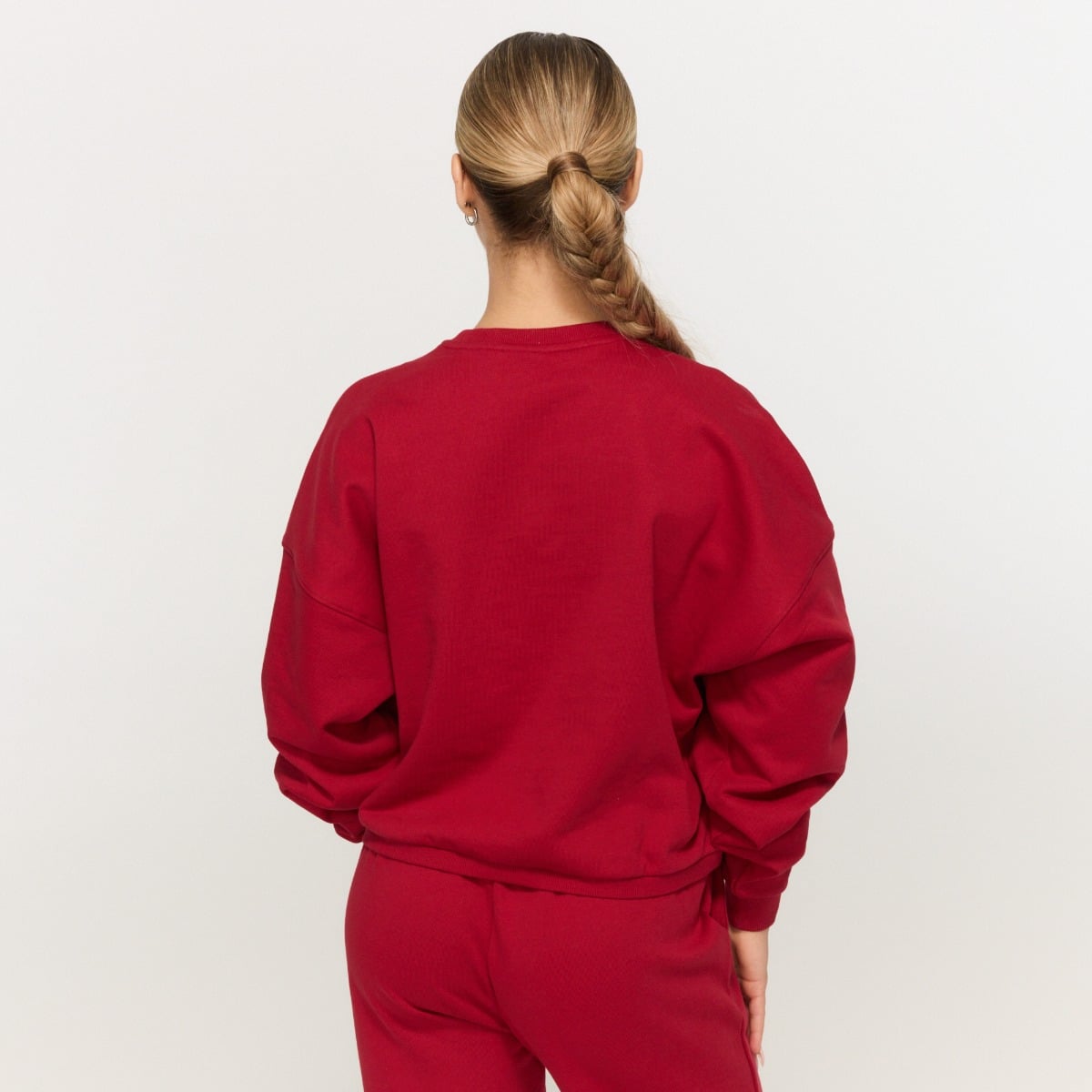 Ženski pulover Varsity Red - GymBeam