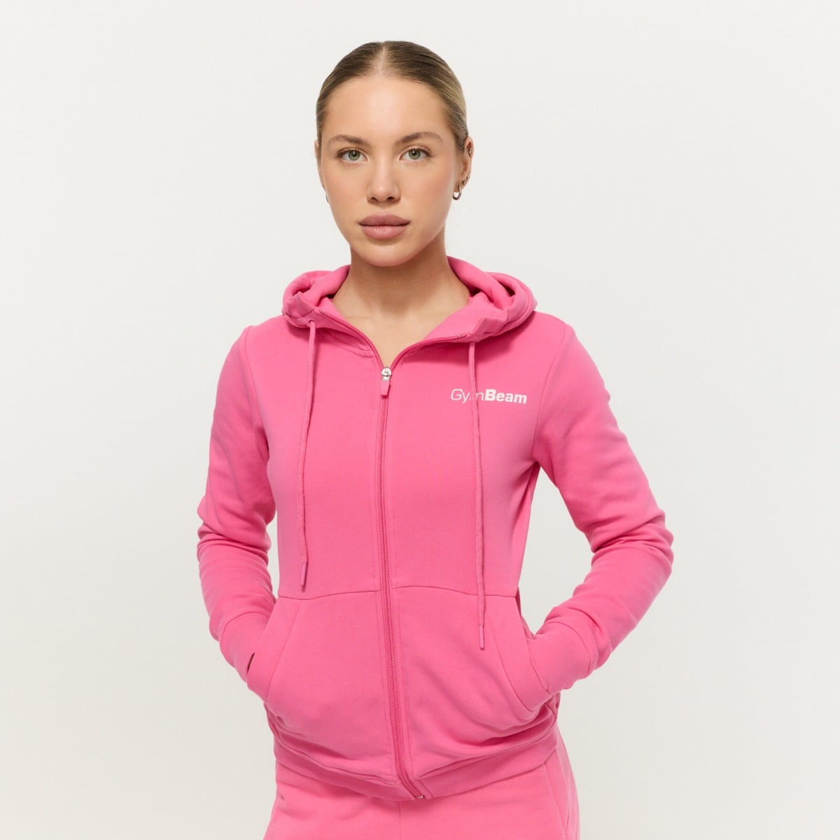 Ženska Zip Up jopica Limitless Dragonfruit - GymBeam