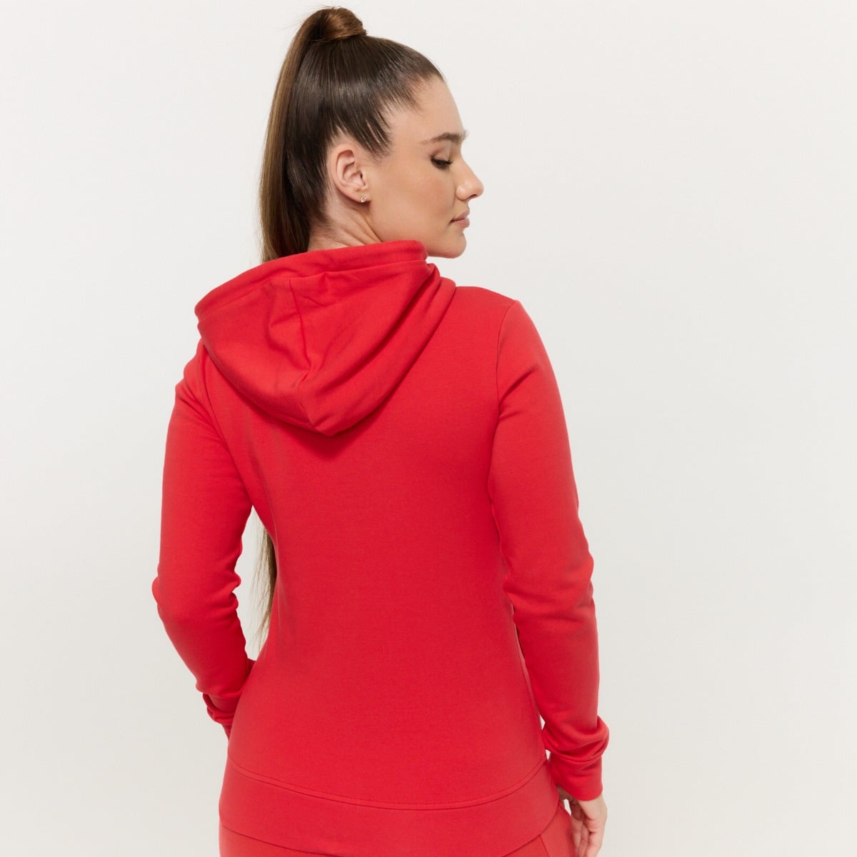 Ženska Zip Up jopica Limitless Hot Red - GymBeam