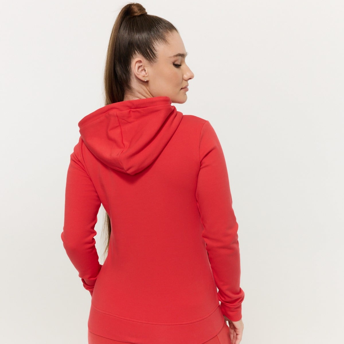 Ženska Zip Up jopica Limitless Hot Red - GymBeam