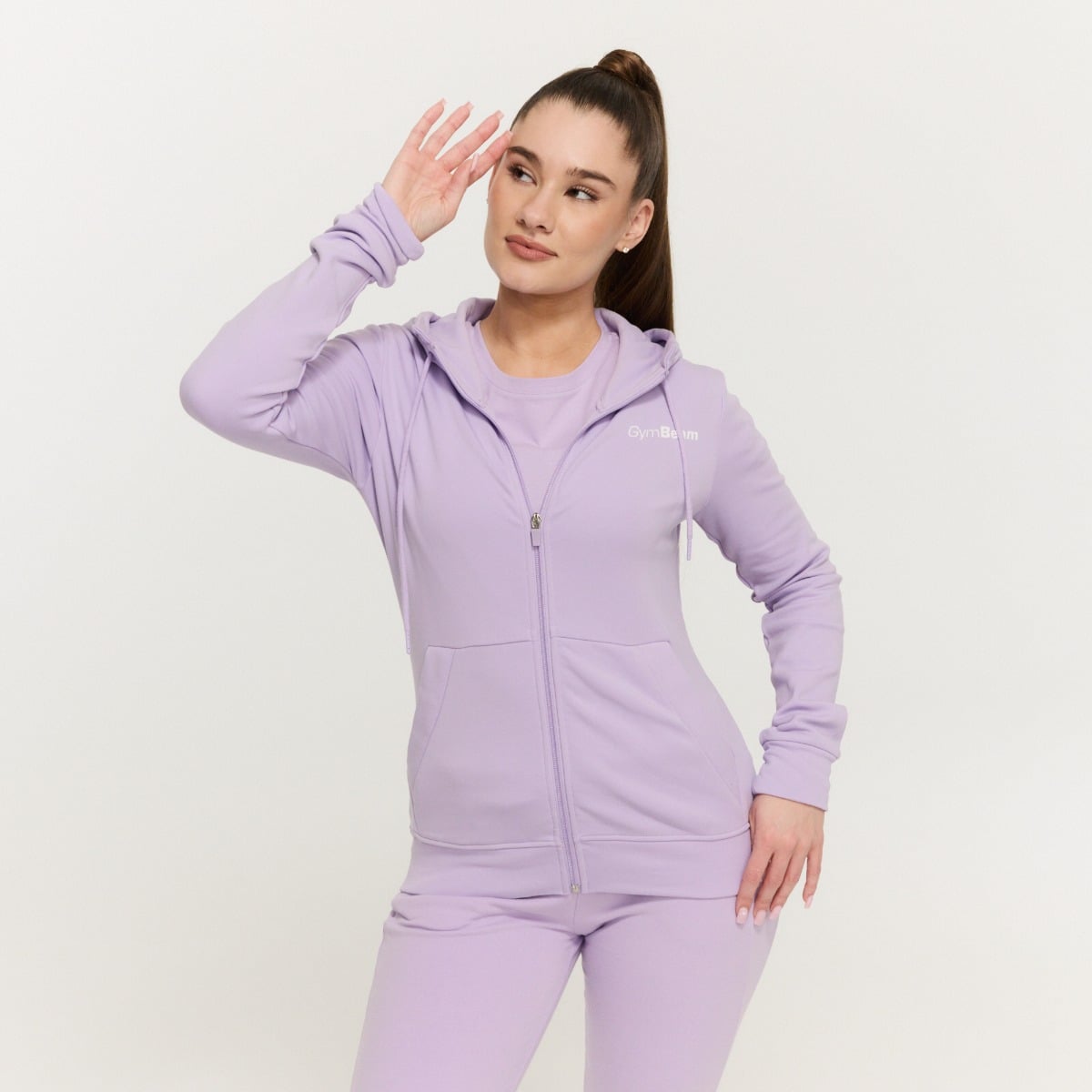 Ženska Zip Up jopica Limitless Lavender - GymBeam