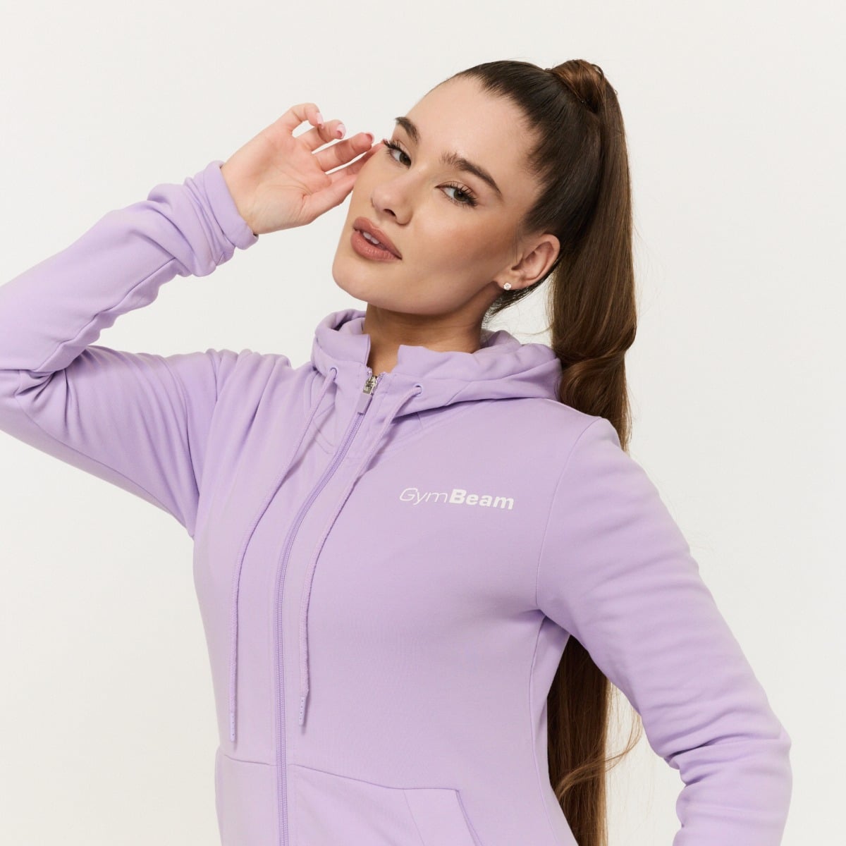 Ženska Zip Up jopica Limitless Lavender - GymBeam