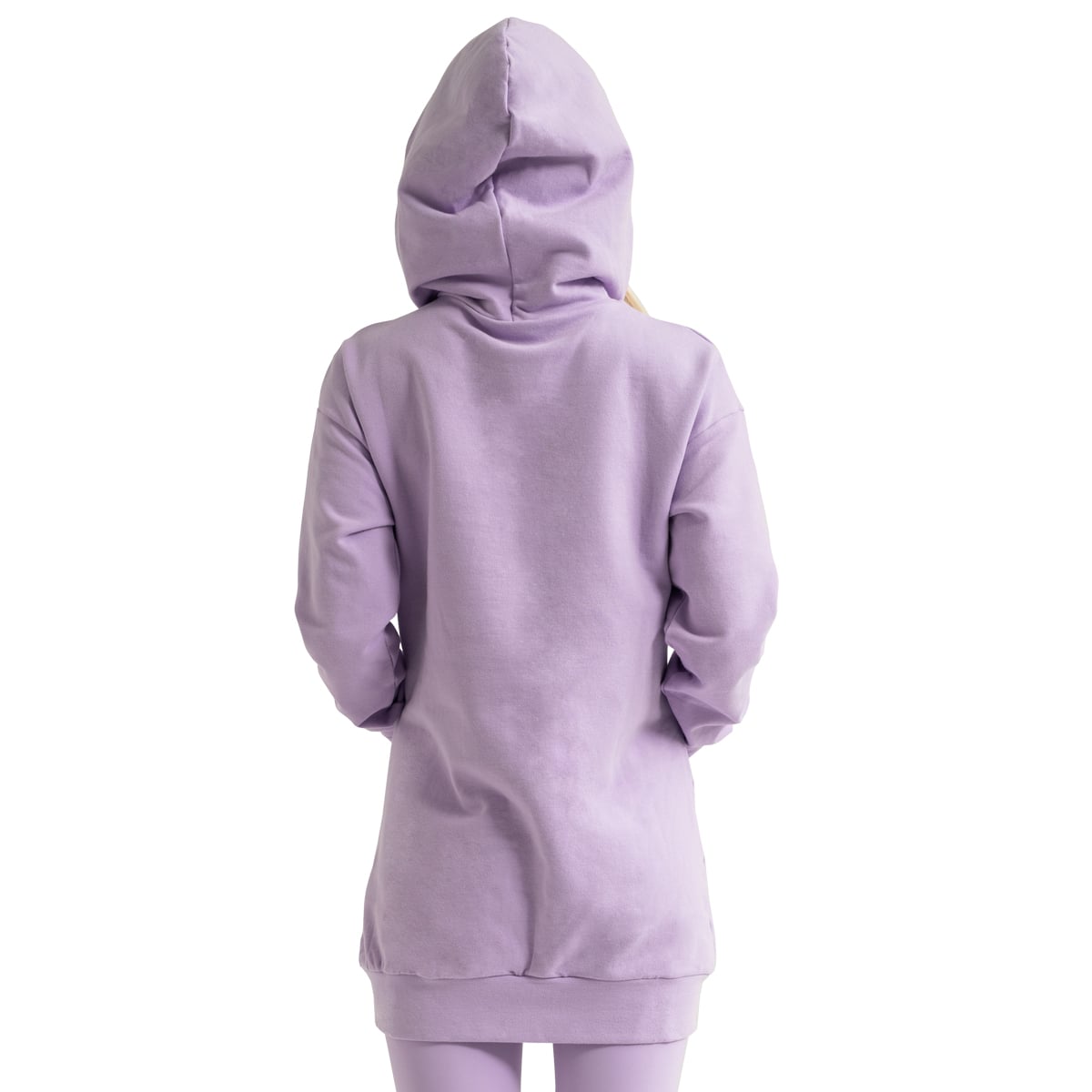 GymBeam Ženski dolgi pulover Limitless Lavender - Velikost: XL | Barva: fialová | Teža: 0,78 g | Pakiranje: 26 · záber 9