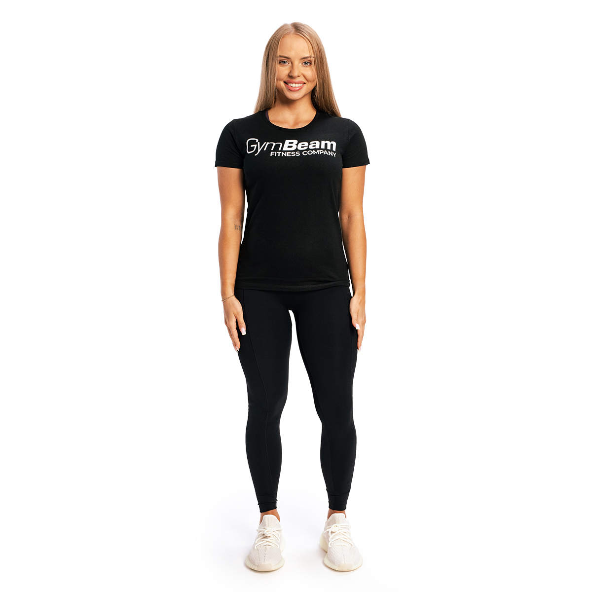 GymBeam Ženska majica Fitness Black - Velikost: XS | Barva: čierna | Teža: 0,1 g · záber 10
