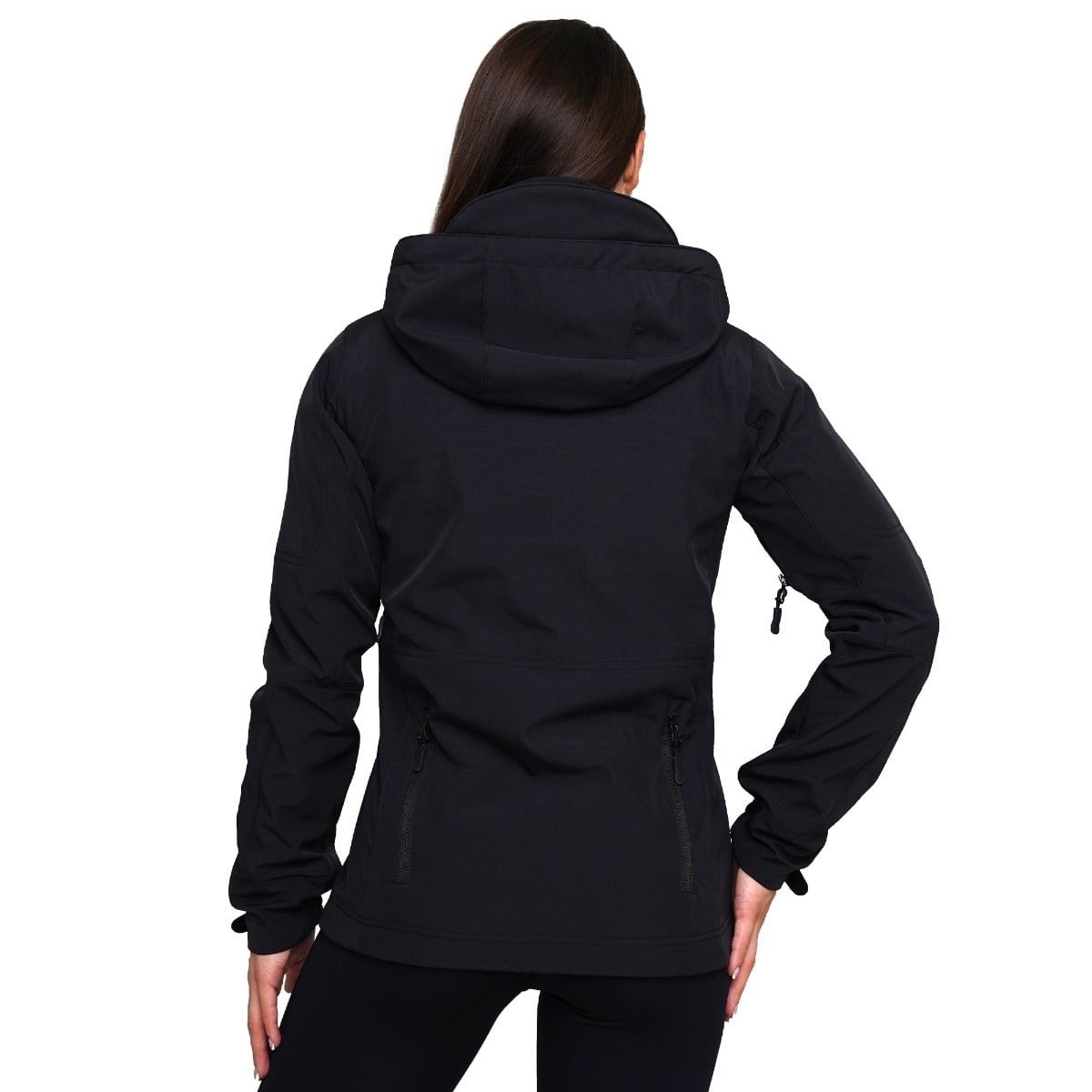 GymBeam Ženska jakna Softshell Black - Velikost: S | Barva: čierna | Teža: 0,75 g | Pakiranje: 20 · záber 9
