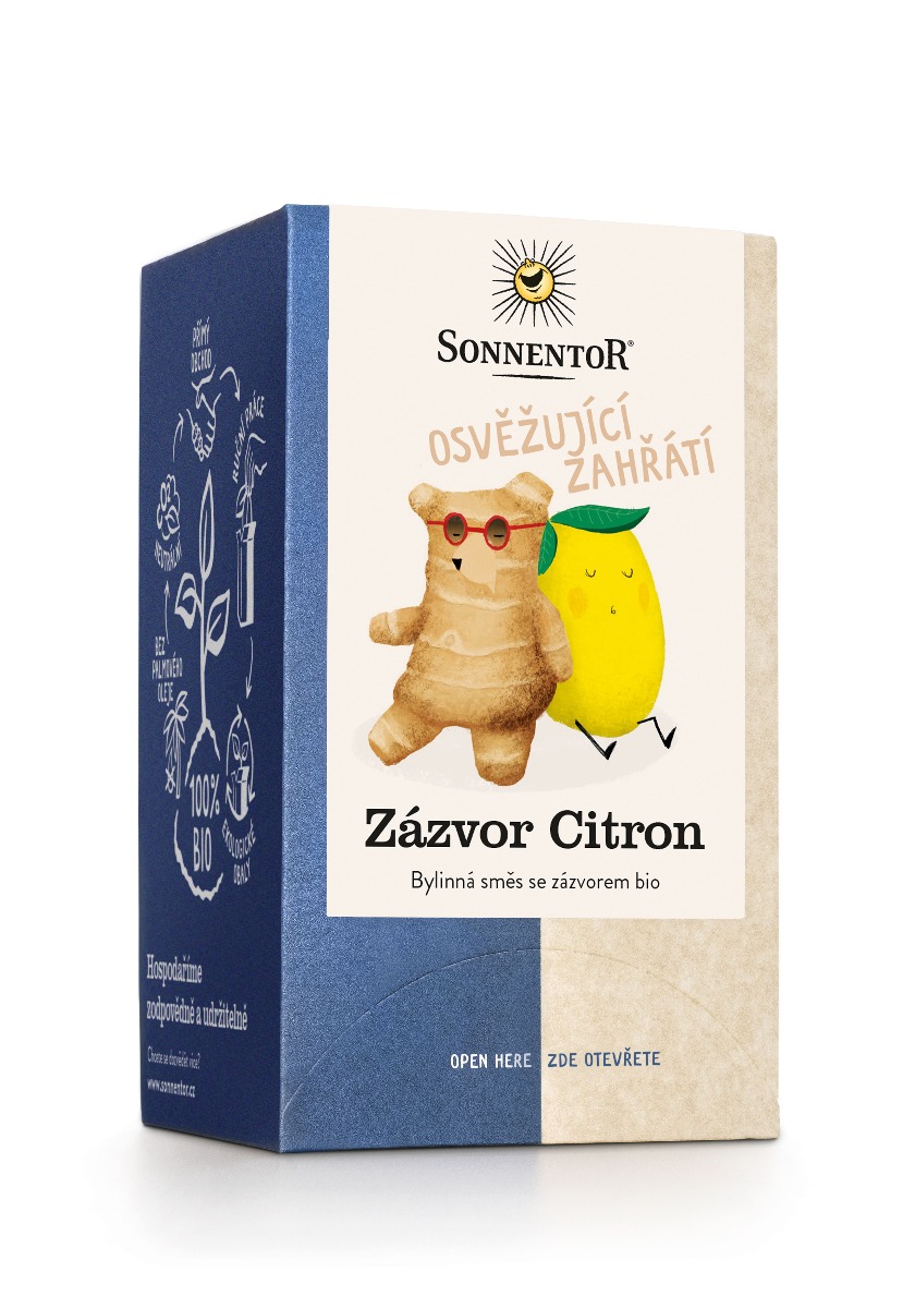 BIO Ingverjev čaj z limono 18x1,8g - Sonnentor