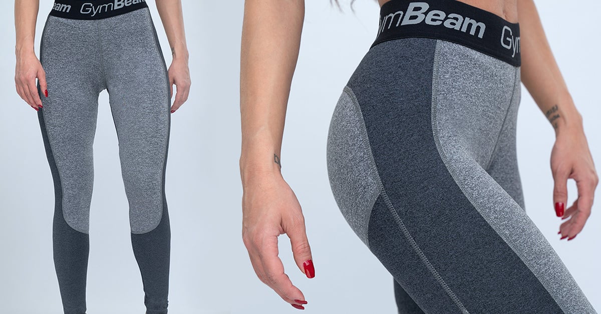 Ženske fitnes pajkice Ultrafit Heather Grey - GymBeam