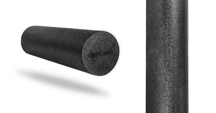 Vadbeni valj Foam Roller Black - GymBeam