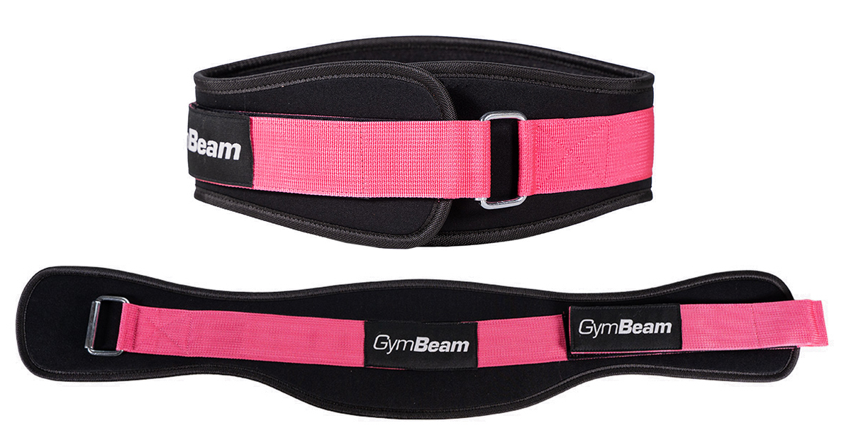 Neoprenski pas LIFT Black & Pink - GymBeam