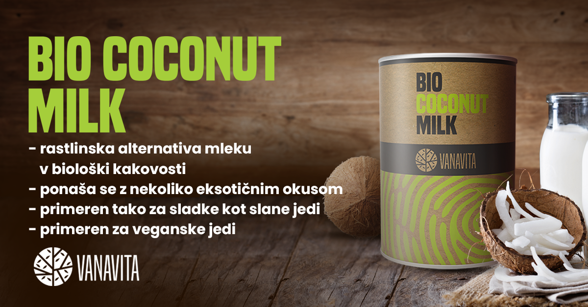 BIO Kokosovo mleko - VanaVita