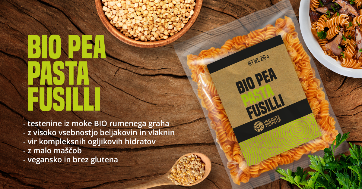 BIO Grahove testenine - Fusilli - VanaVita