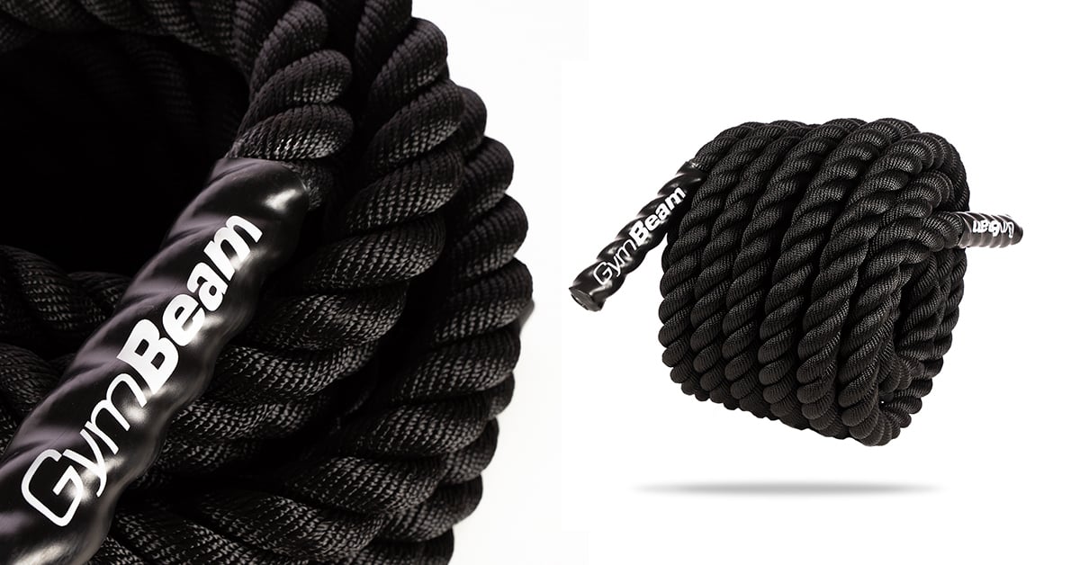 Vadbena vrv Battle Rope 12 m - GymBeam